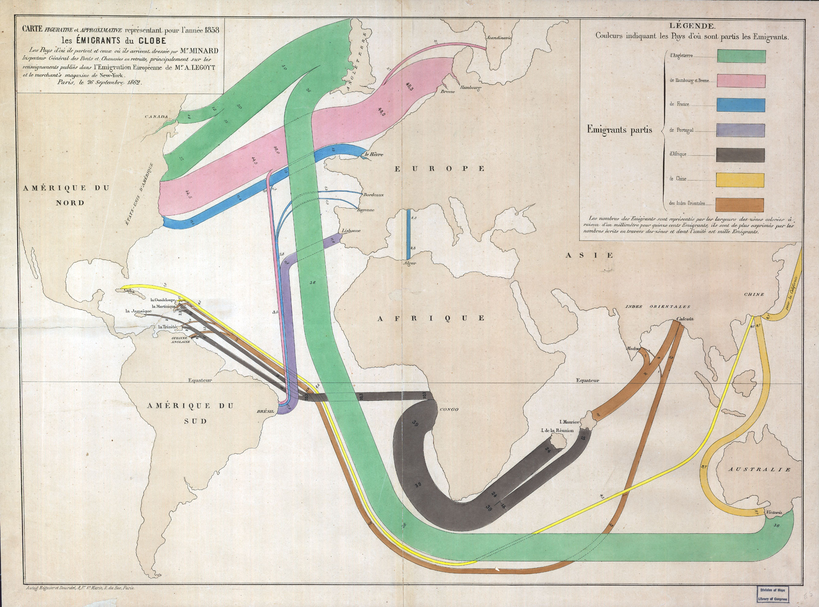 Minard migration map